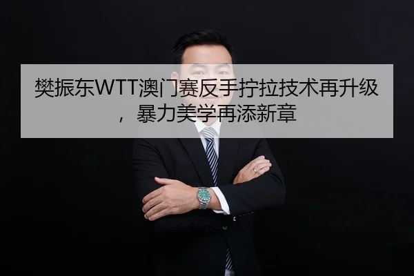 樊振东WTT澳门赛反手拧拉技术再升级，暴力美学再添新章
